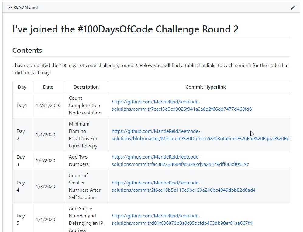 100 Days of Code: Round 2 demo
