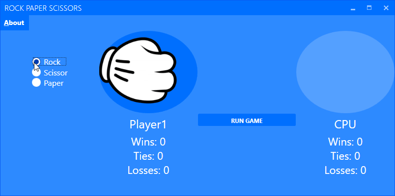 Rock Paper Scissors demo